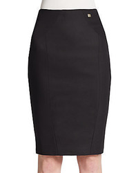 Versace Paneled Stretch Pencil Skirt
