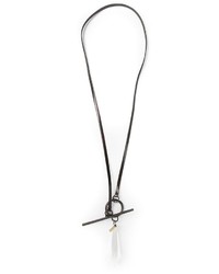 Ann Demeulemeester Glass Pendant Necklace