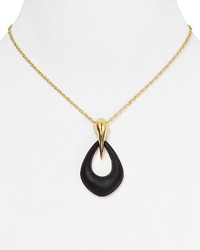 Alexis Bittar Claw Topped Lucite Teardrop Pendant Necklace 16