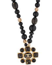 Chanel Gripoix Pendant Necklace