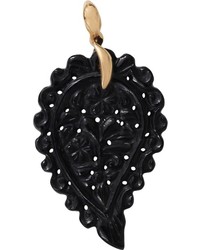 Tamara Comolli Large Black Onyx Carved India Pendant