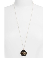Moon and Lola Vineyard Personalized Monogram Pendant Necklace