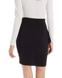 Charlotte Russe Asymmetrical Peplum Skirt