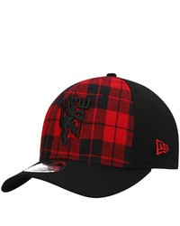 New Era Black Manchester United Checker 9fifty Snapback Hat