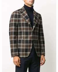 Tagliatore Checked Single Breasted Blazer