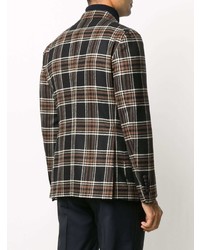 Tagliatore Checked Single Breasted Blazer