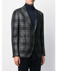 Tagliatore Plaid Fitted Blazer