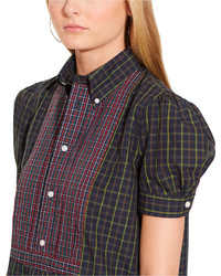 Polo Ralph Lauren Short Sleeve Plaid Shirtdress