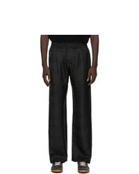 Cmmn Swdn Black And Brown Check Kylo Trousers