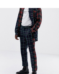 ASOS DESIGN X Laquan Smith Skinny Check Trouser With Contrast Check Panel