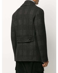 Dolce & Gabbana Plaid Pattern Double Breasted Jacket