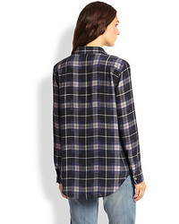 Equipment Reese Silk Plaid Shirt