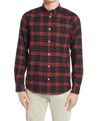 Norse Projects Anton Plaid Brushed Flannel Shirt