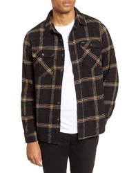 Brixton Bowery Plaid Flannel Button Up Shirt