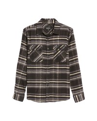 Brixton Bowery Plaid Flannel Button Up Shirt