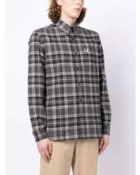Fred Perry Checked Flannel Long Sleeve Shirt