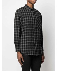 Saint Laurent Checked Flannel Shirt
