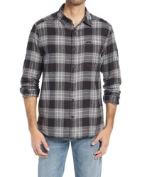 Lee Plaid Flannel Button Up Shirt