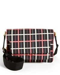 Black Plaid Leather Bag