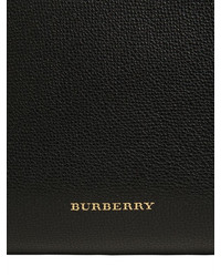 Burberry Medium Banner Leather House Check Bag