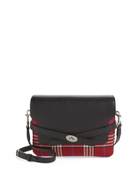 Mulberry Bayswater Leather Plaid Crossbody Bag