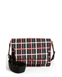 Marni Graphic Print Double Partition Crossbody Bag