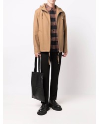 Sandro Check Print Shirt