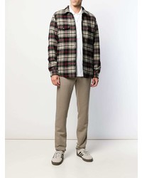 Aspesi Long Sleeved Plaid Shirt