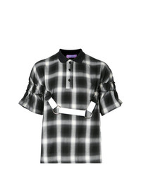 Private Policy Plaid Polo With Harness