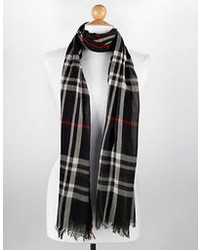 Lord & Taylor Cotton Plaid Scarf
