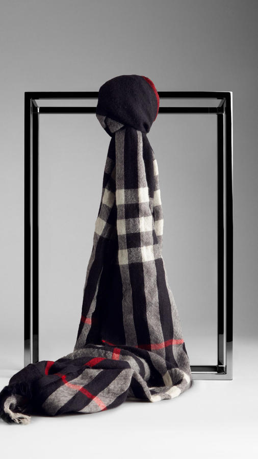 burberry wool cashmere scarf