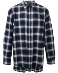 Phenomenon Checked Long Tail Shirt