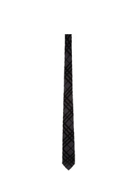 Burberry Black Plaid Manston Tie