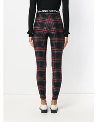 Ermanno Scervino Skinny Fit Plaid Trousers
