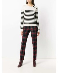 Ermanno Scervino Tartan Fitted Trousers
