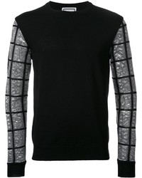 Wooyoungmi Checked Sleeve Jumper