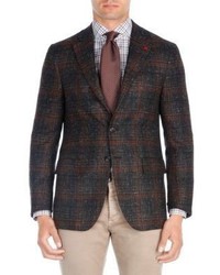 Isaia Plaid Wool Sportcoat