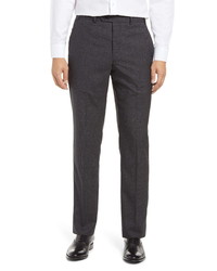 Black Plaid Wool Dress Pants for Men | Lookastic