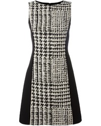 Fausto Puglisi Checked Fitted Dress