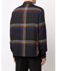 Saint Laurent Checked Wool Shirt