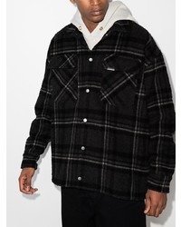 Represent Checked Buttoned Overshirt
