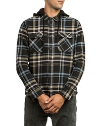 RVCA Essex Hooded Flannel Shirt