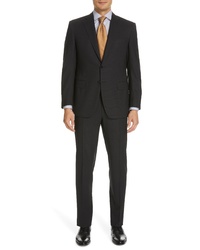 Canali Sienna Classic Fit Plaid Wool Suit