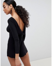PrettyLittleThing Low Back Playsuit