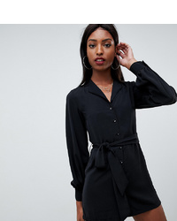 Fashion Union Tall Relaxed Playsuit With Collar Detail