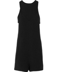 Alexander Wang T By Layered Stretch Crepe Playsuit