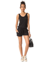 Monrow Tank Romper With Pockets