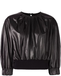 Drome Pleated Cropped Blouse