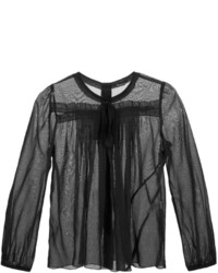 Marc Jacobs Pleated Voile Blouse