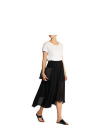 Etoile Isabel Marant Toile Isabel Marant Amery Pleated Chiffon Wrap Midi Skirt